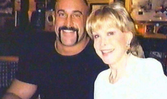 Matthew with his mother